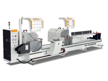 铝塑型材高效 45°双头切割锯